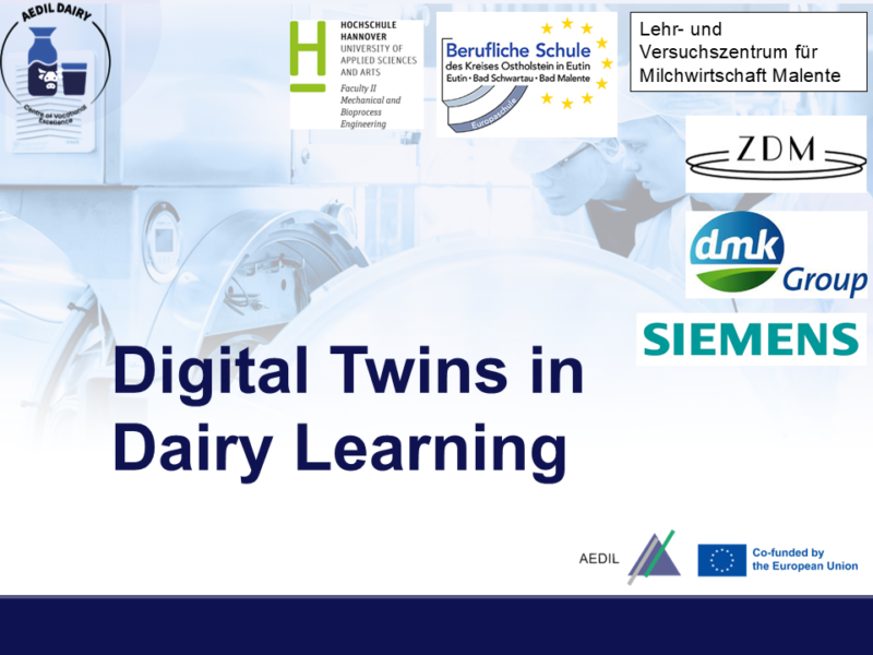 Digital Twins in Dairy Learning